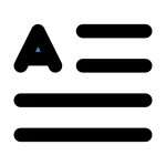 Paragraph Alphabet SVG Icon